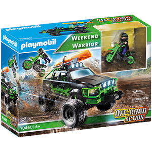 Αγωνιστικό αυτοκίνητο και μηχανή ανωμάλου εδάφους