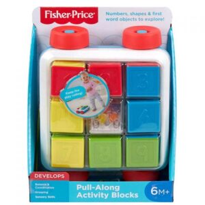 fisher price pull along activity blocks 3